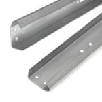 Vertical Tracks Pair 8' - Garage Door Hardware Component Set
